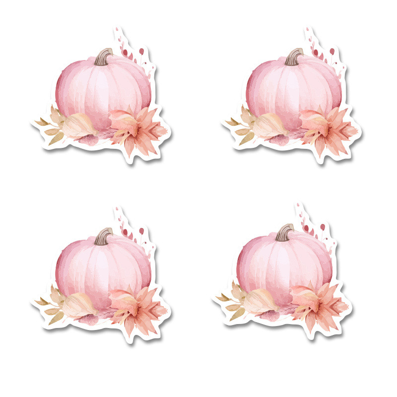 Αυτοκόλλητα Κολοκύθα 10cm / 8τμχ