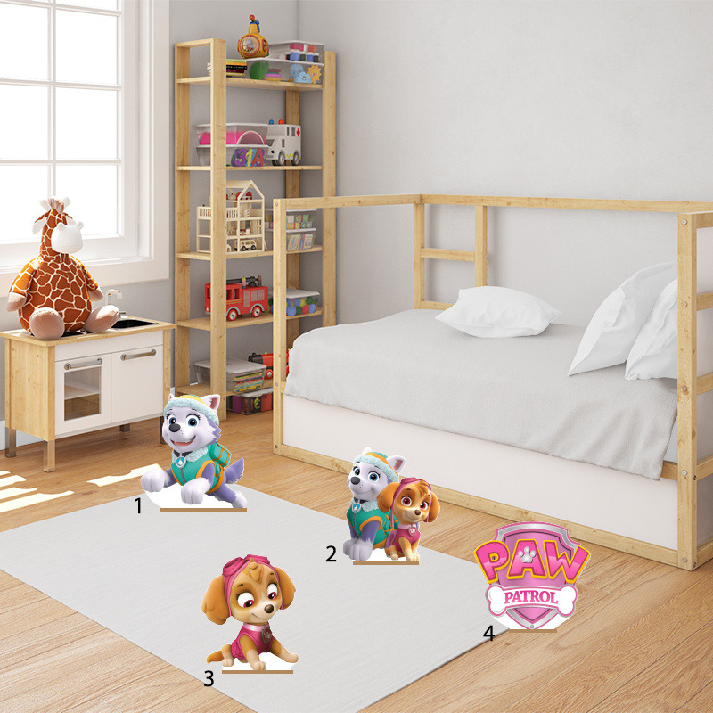 Διακοσμητική φιγούρα Skye and Everest 20cm Ξύλινη με βάση/1 τμχ