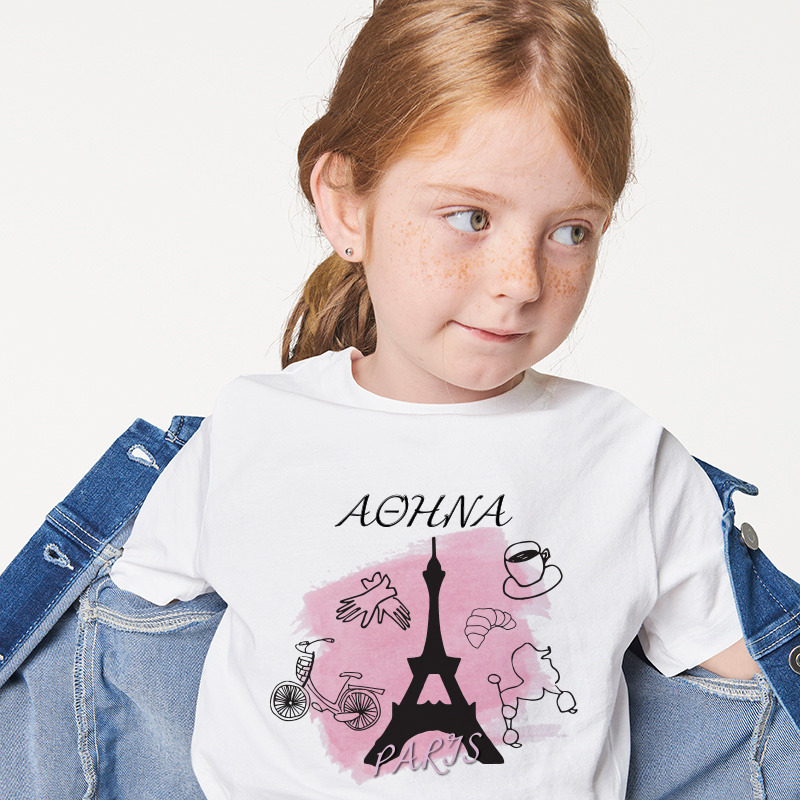 Παιδικό T-shirt Paris για κορίτσι με όνομα