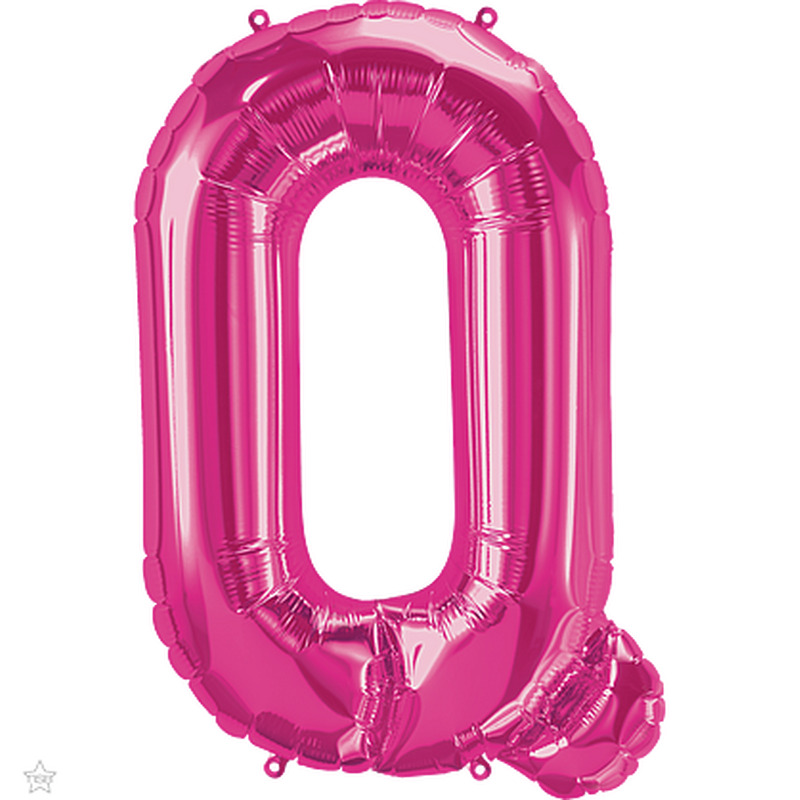 Μπαλόνι Φοιλ Μίνι Γράμμα Q Φούξια 41εκ