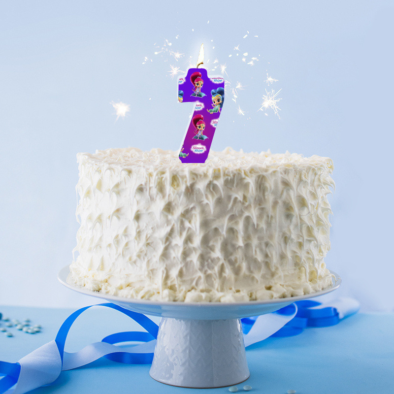 Κερί Νούμερο 7 Shimmer & Shine