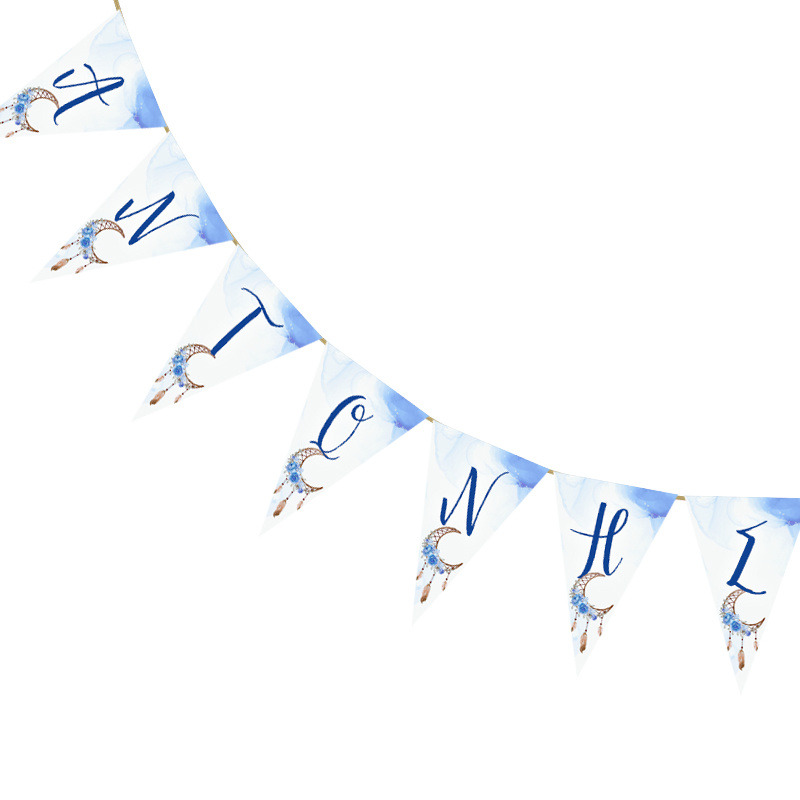 Σημαιάκια με όνομα Ονειροπαγίδα Αγόρι τρίγωνα