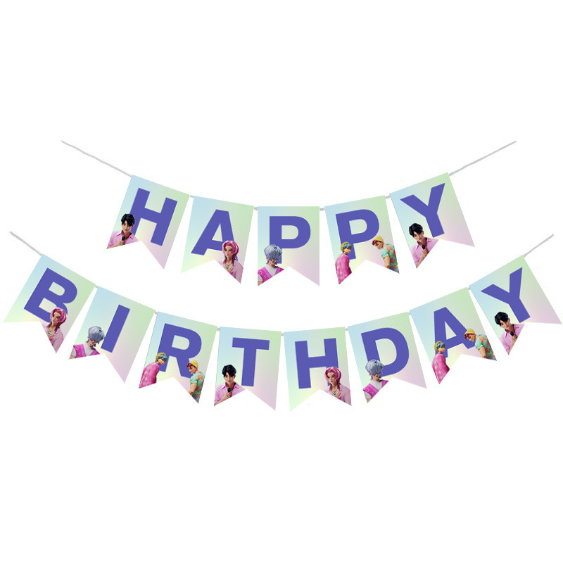 Γιρλάντα Γράμματα Saja Boys Happy Birthday