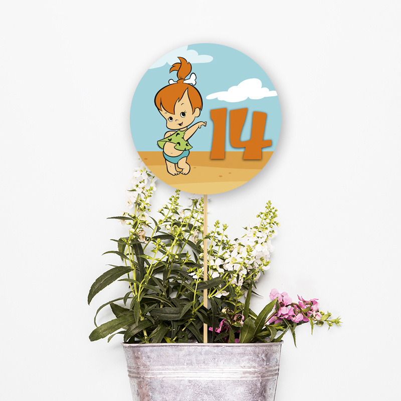 Αρίθμηση τραπεζιού Σταλίτσα κύκλος 13cm