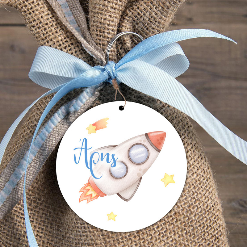 Φιγούρα Ξύλινη Αστροναύτης για μπομπονιέρα