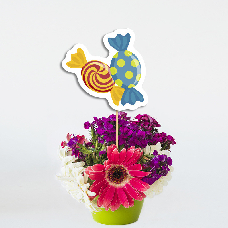 Χάρτινο διακοσμητικό Τοππερ Sweet Shop/ 20cm