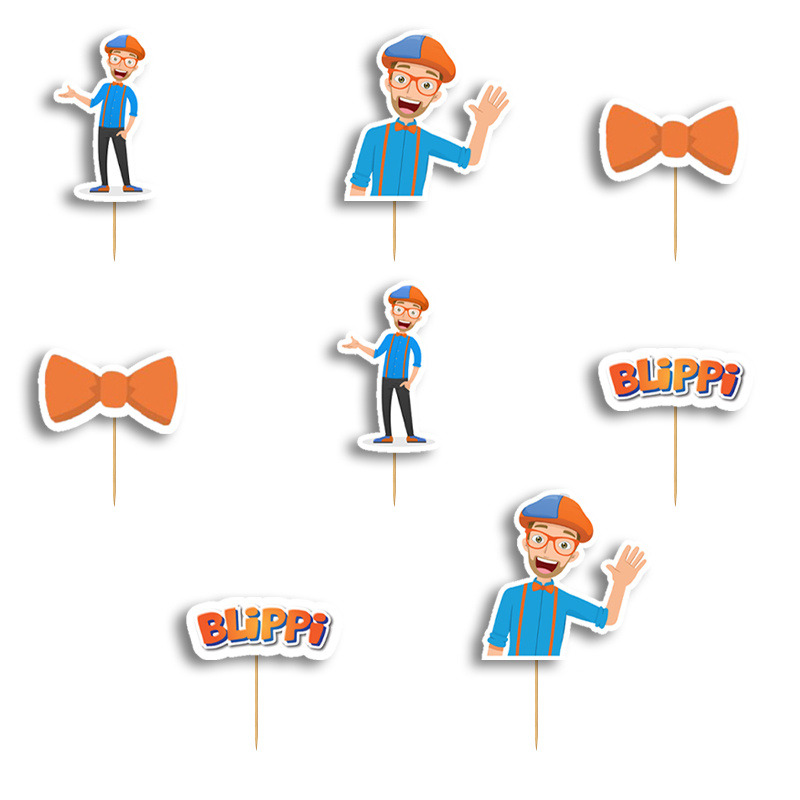 Οδοντογλυφίδες Blippi 5cm / 12τμχ