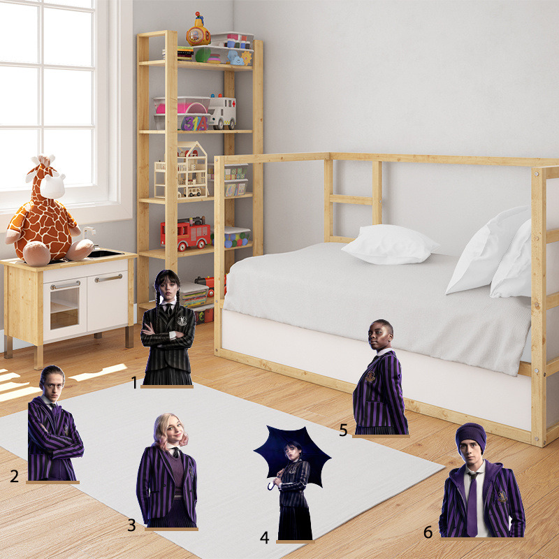 Διακοσμητική φιγούρα Wednesday 50cm Ξύλινη με βάση/1 τμχ