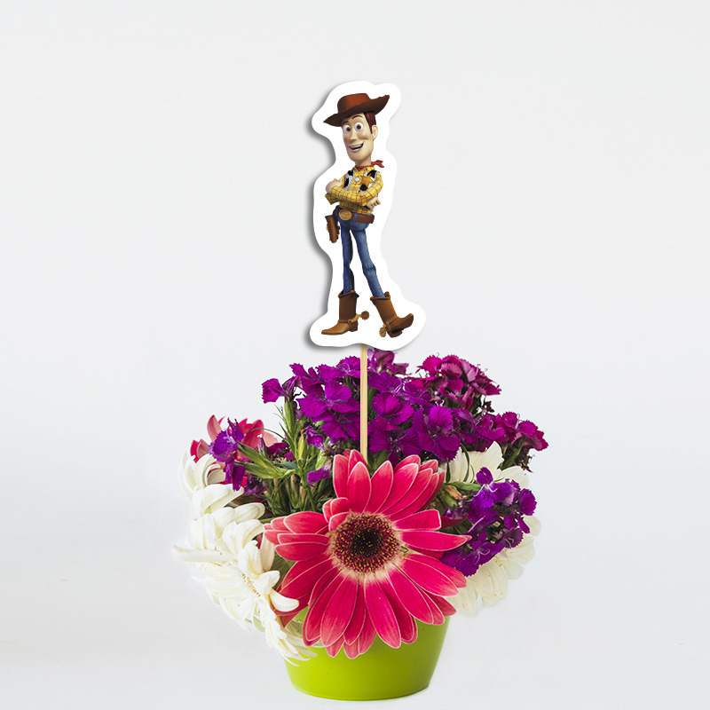 Διακοσμητικό Τοππερ Toy Story χάρτινο για τον Μπουφέ/ 20cm