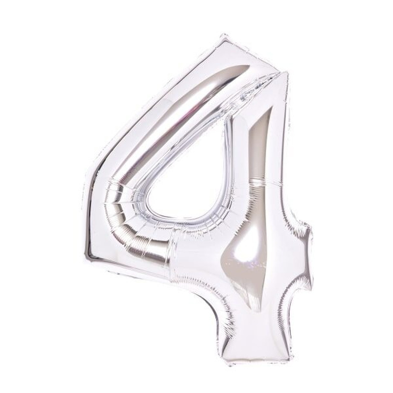 Φοιλ Σχήμα Ασημί  26 Νούμερο 4 / 66εκ ύψος