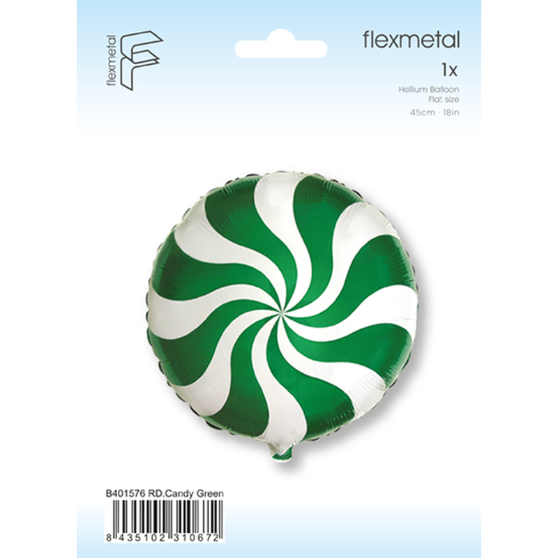 Μπαλόνι Φοιλ 18 Καραμέλα Πράσινη / 45 εκ