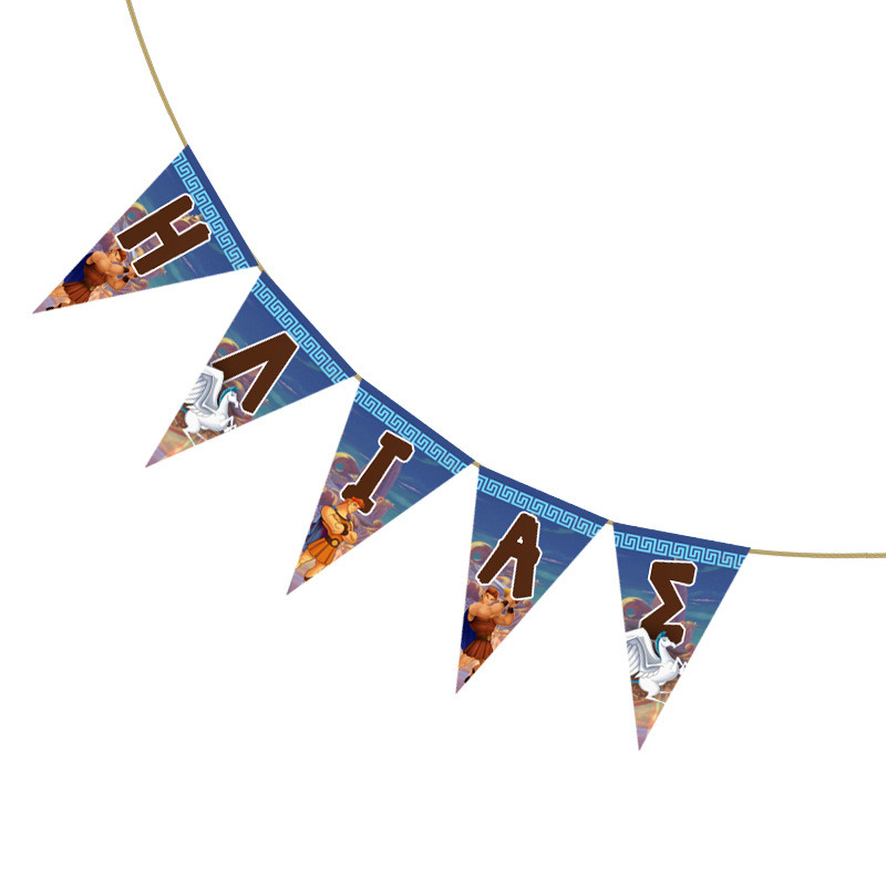 Σημαιάκια με όνομα Hercules τρίγωνα