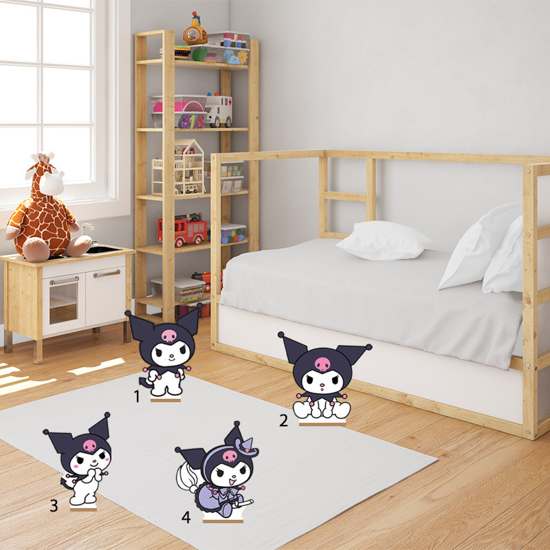 Διακοσμητική φιγούρα Kuromi 20cm Ξύλινη με βάση/1 τμχ