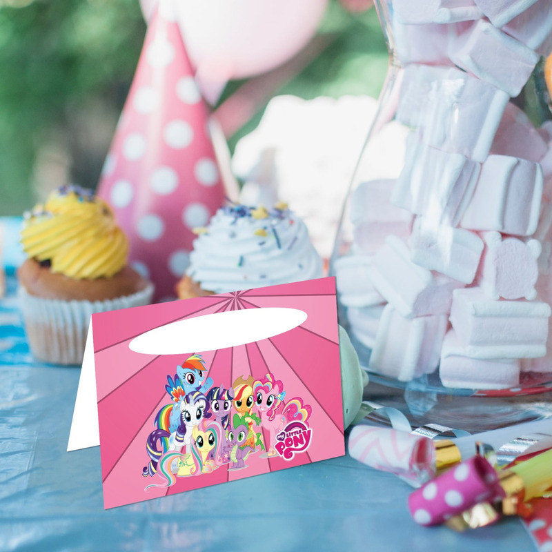 Καρτελάκι Μπουφέ My Little Pony/ 6τμχ