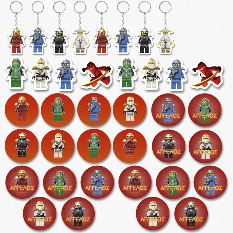 Πακέτο Δωράκια Ninjago για πάρτυ 38τμχ