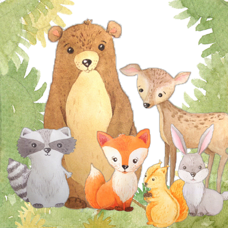 Βάπτιση Ζώα Δάσους