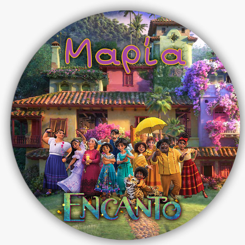 Αυτοκόλλητο με όνομα Encanto 27cm