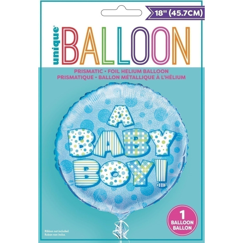 Μπαλονι Φοιλ 18  A Baby Boy Prismatic Blue  / 46εκ