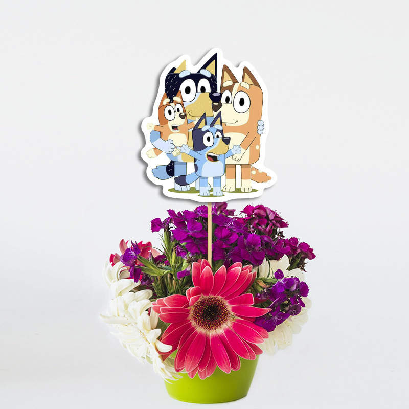 Τοππερ Διακοσμητικό Bluey χάρτινο για το τραπέζι/ 20cm