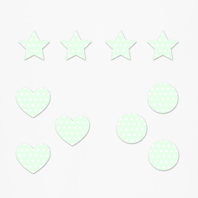 Ξύλινα διακοσμητικά Ζωάκια ζούγκλας Pattern mix/ 10τμχ(2cm)