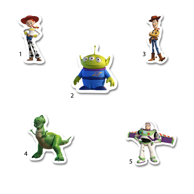 Διακοσμητική φιγούρα Toy Story 5cm Ξύλινη/1τμχ