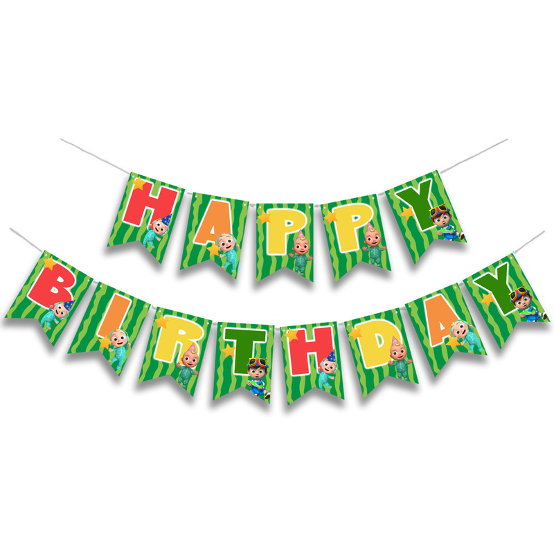 Γιρλάντα Γράμματα Cocomelon Happy Birthday
