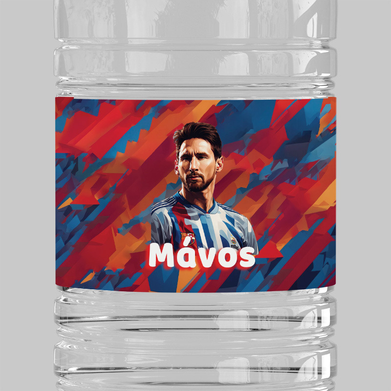 Ετικέτες νερού με όνομα Messi / 8 τμχ