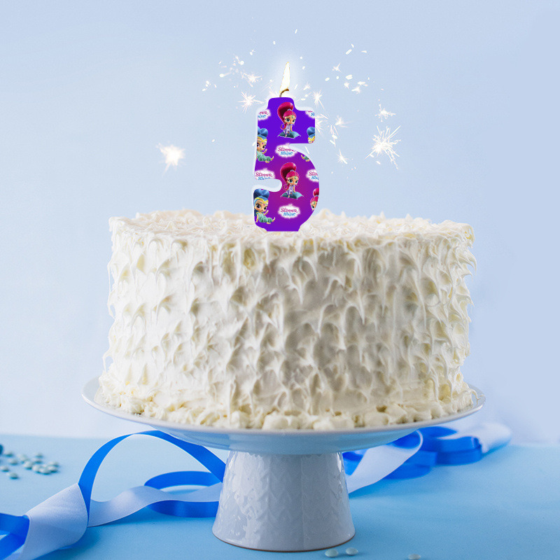 Κερί Νούμερο 5 Shimmer & Shine