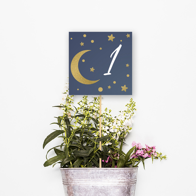 Αρίθμηση τραπεζιού Little Star τετράγωνο