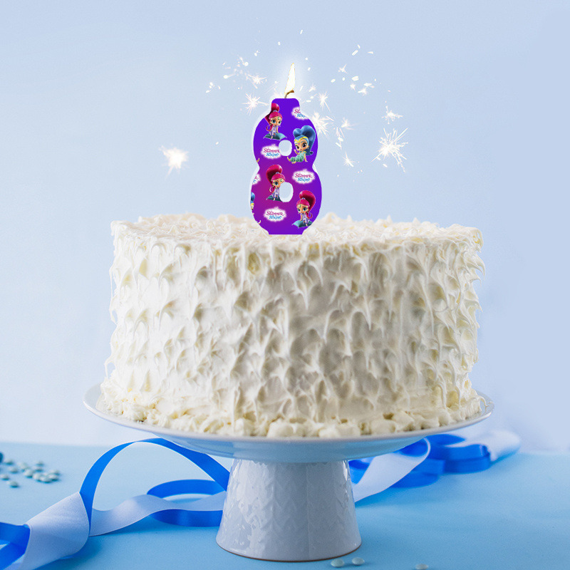 Κερί Νούμερο 8 Shimmer & Shine