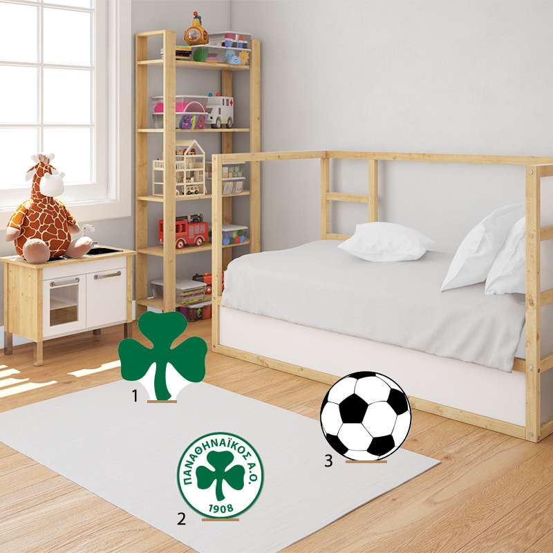 Διακοσμητική φιγούρα Παναθηναϊκός 20cm Ξύλινη με βάση/1 τμχ