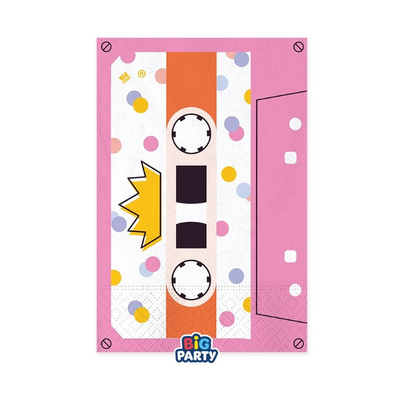 Χαρτοπετσέτες Φαγητού 33εκ Music Party / 16 τεμ.