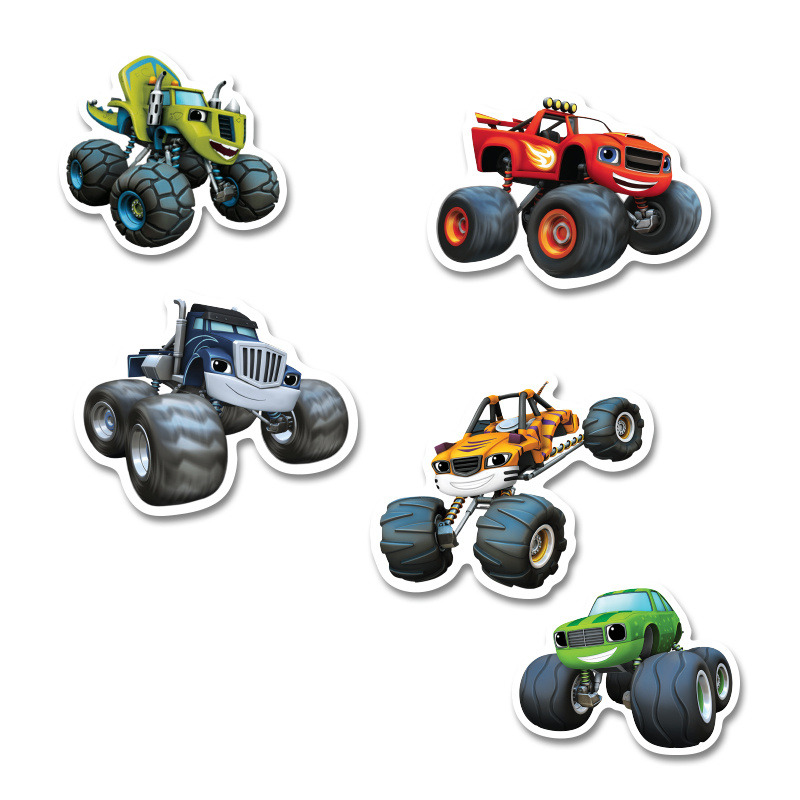 Αυτοκόλλητα Blaze 5cm / 8τμχ