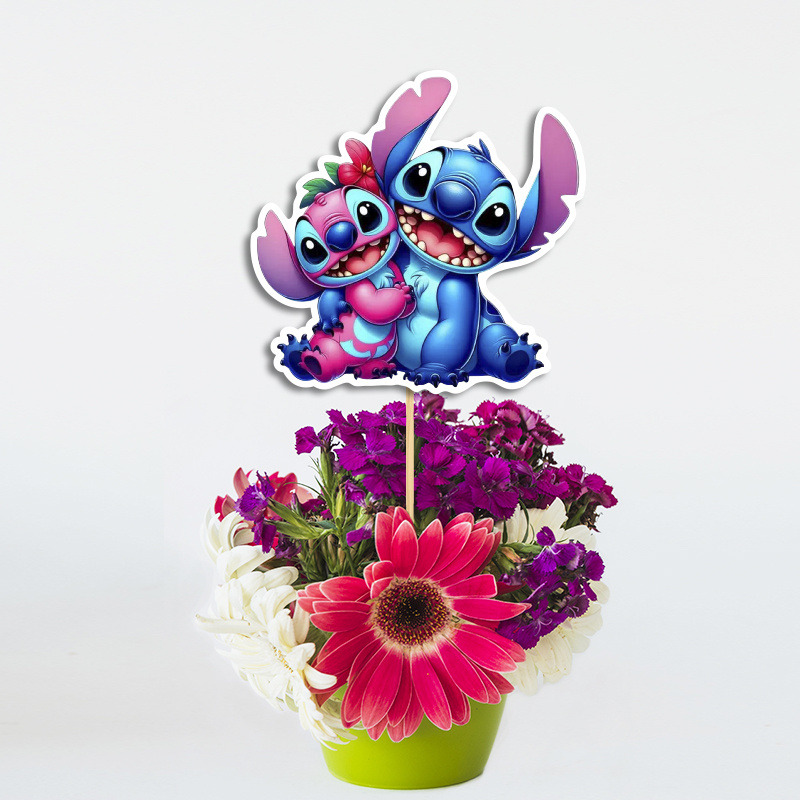 Διακοσμητικό Topper Stitch & Angel χάρτινο 20cm