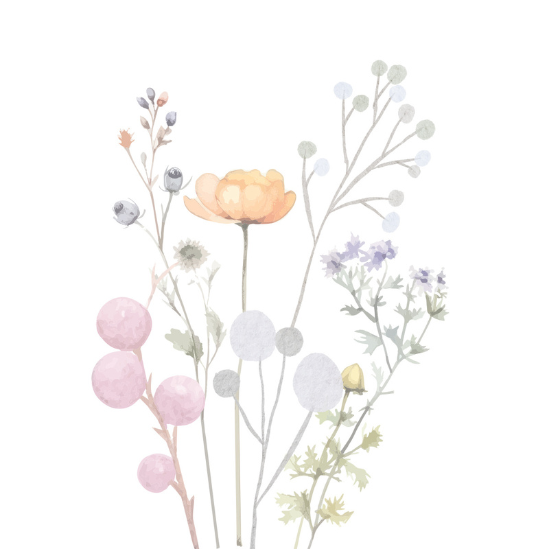 Floral pastel