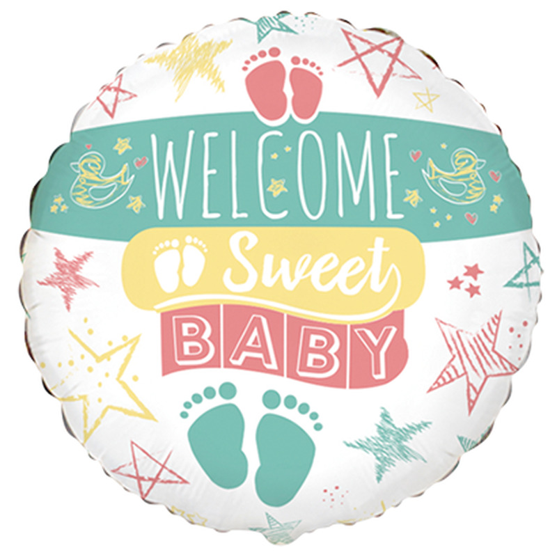 Μπαλόνι Φοιλ 18 Welcome Sweet Baby / 45 εκ- Ασυσκεύαστο