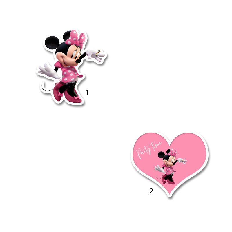 Διακοσμητική φιγούρα Minnie 5cm Ξύλινη/1τμχ