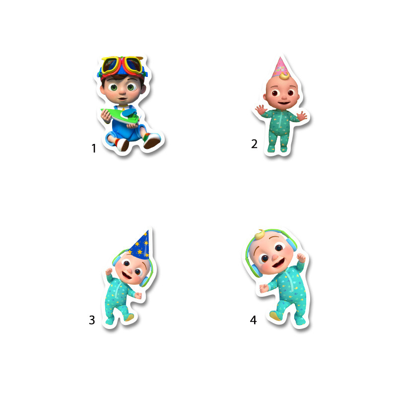 Διακοσμητική φιγούρα Cocomelon 5cm Ξύλινη/1τμχ