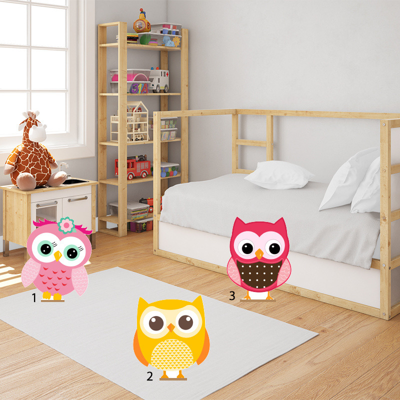 Διακοσμητική φιγούρα Κουκουβάγιες 50cm Ξύλινη με βάση/1 τμχ