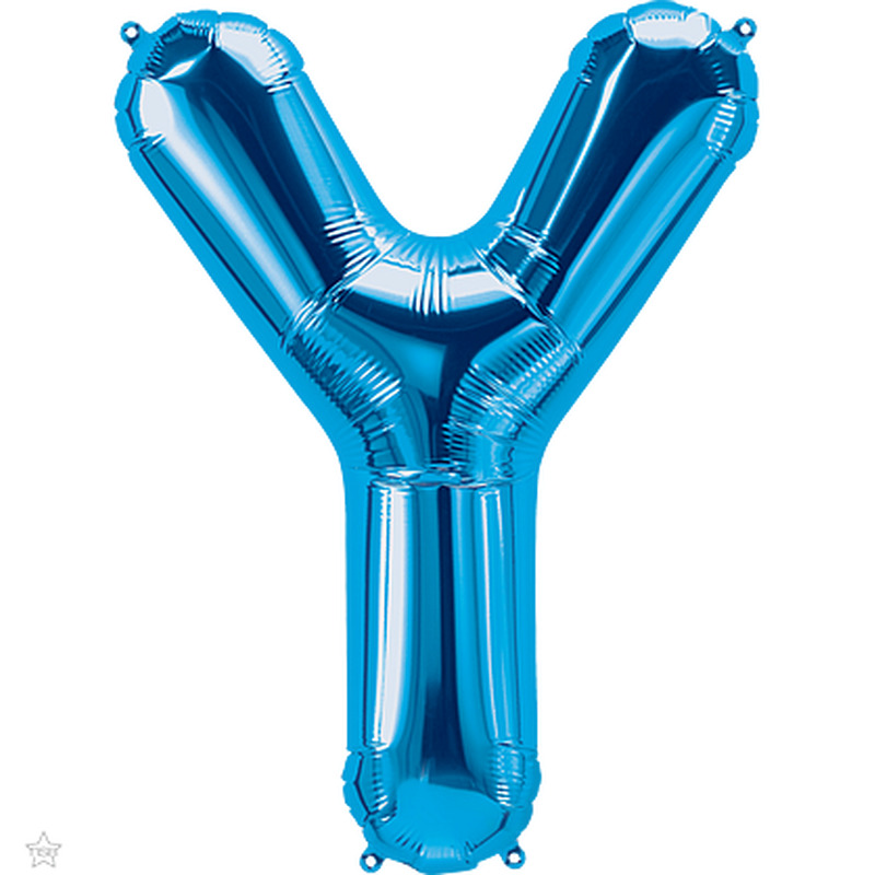 Μπαλόνι Φοιλ Γράμμα  Y  Μπλε 34/ 86εκ