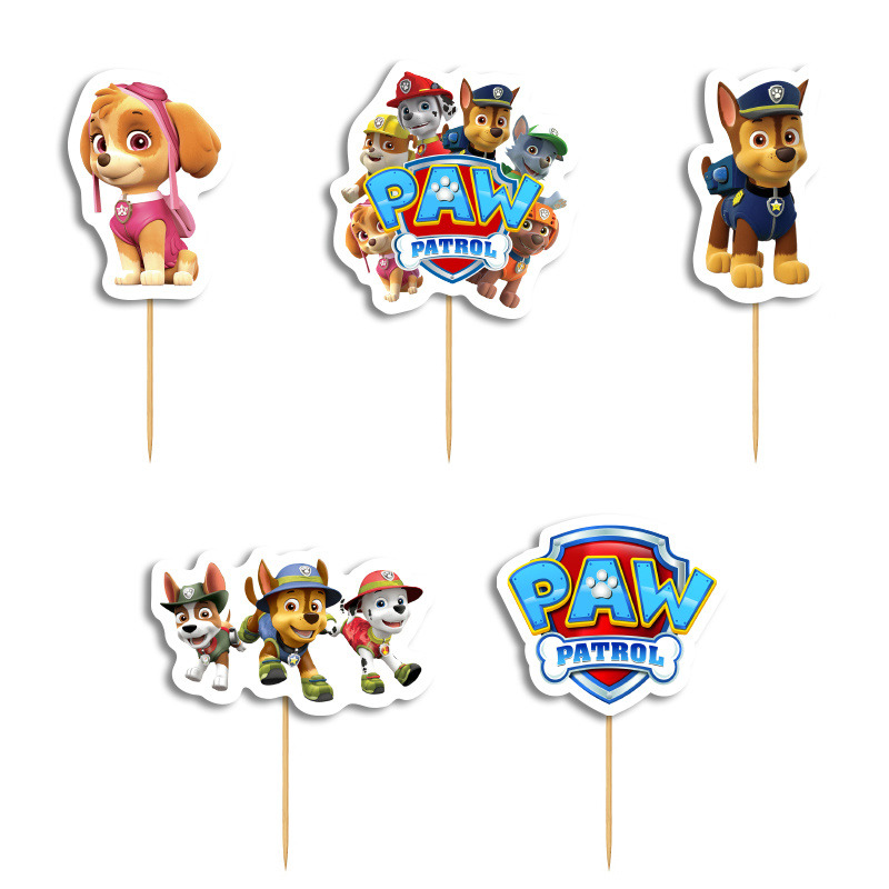 Cupcake toppers Paw Patrol 10cm / 8τμχ