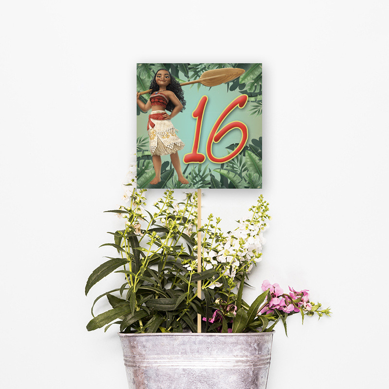 Αρίθμηση τραπεζιού Moana τετράγωνο