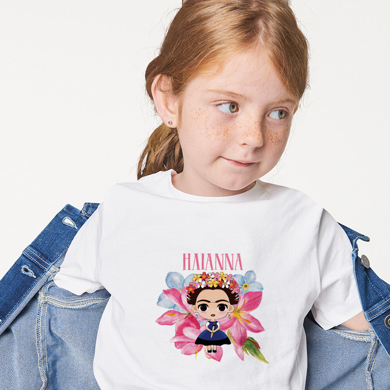 Παιδικό T-shirt Frida Kahlo για κορίτσι με όνομα