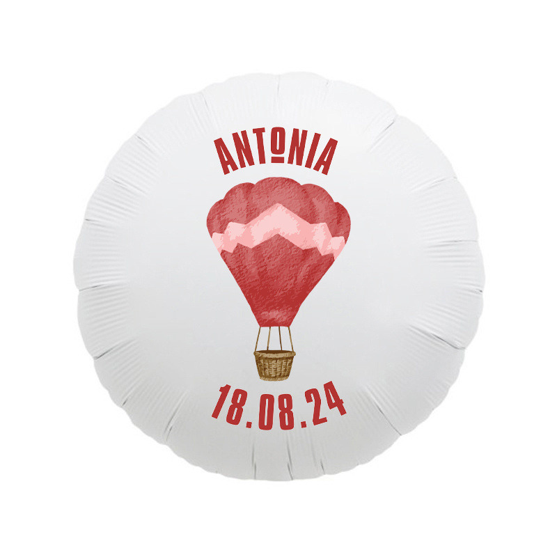 Μπαλόνι Αερόστατο για Βάπτιση με όνομα/43cm