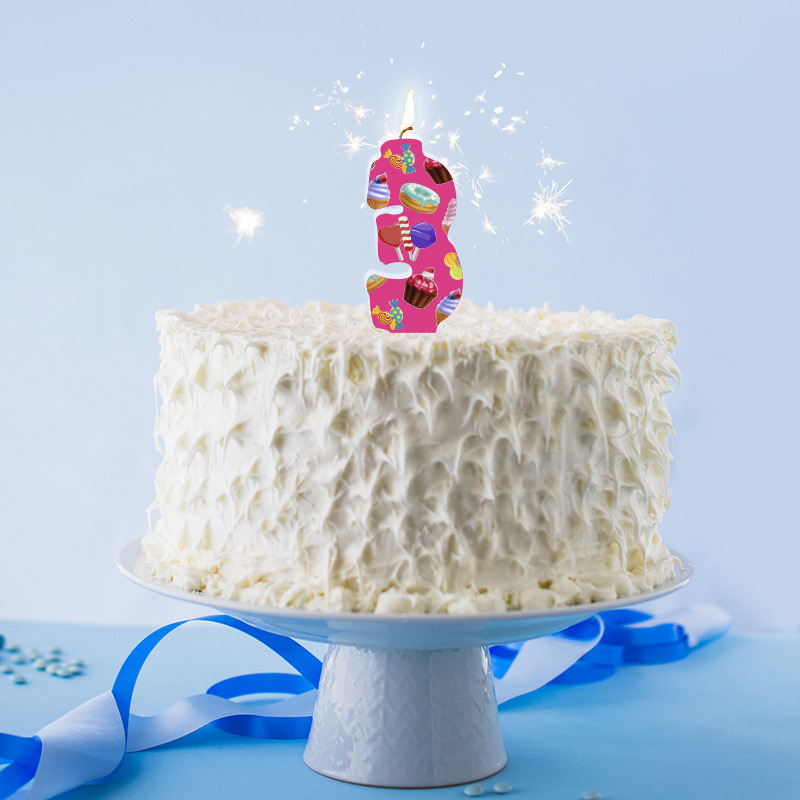 Κερί Νούμερο 3 Sweet Shop