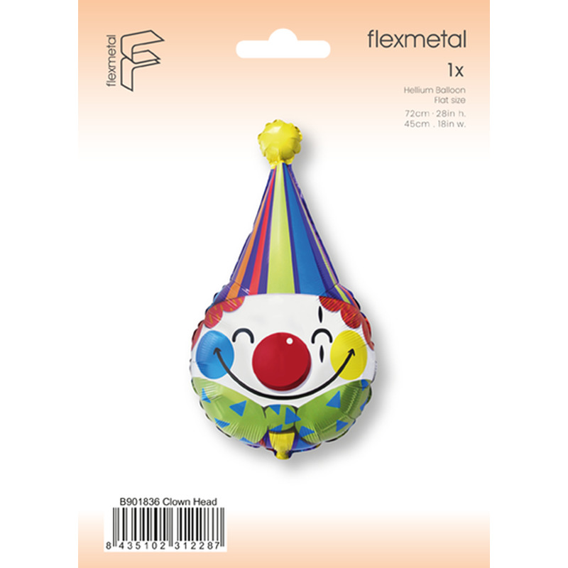 Μπαλόνι Φοιλ Σχήμα Κεφάλι Κλόουν / 72 εκ Clown