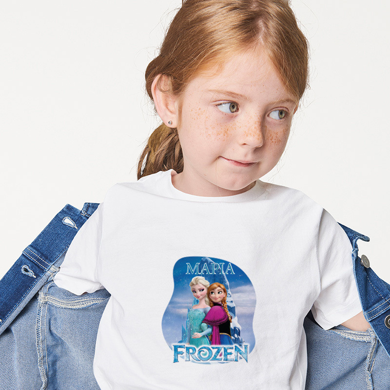 Παιδικό T-shirt Frozen για κορίτσι με όνομα