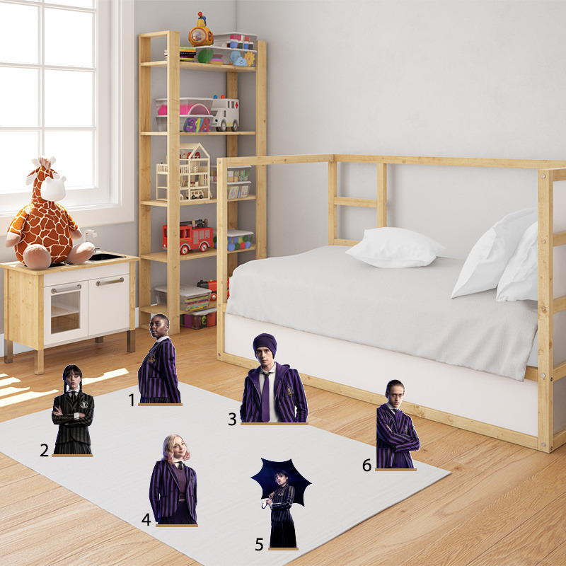 Διακοσμητική φιγούρα Wednesday 20cm Ξύλινη με βάση/1 τμχ