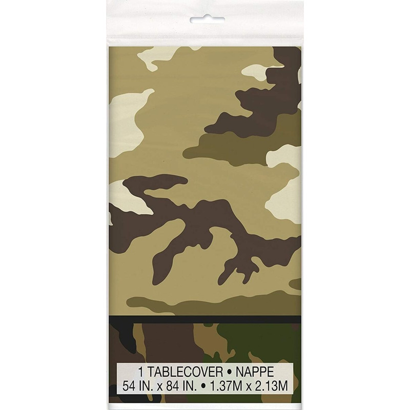 Τραπεζομάντηλο Πλαστικό  Military / 137 x 213 εκ - Παραλλαγή