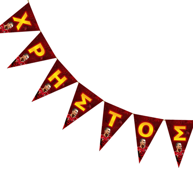 Σημαιάκια με όνομα Ronaldo τρίγωνα